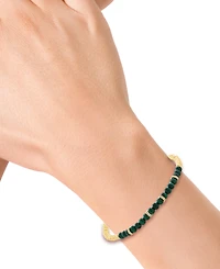 Effy Collection Malachite Bracelet Gold Over Silver