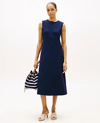 Tommy Hilfiger Women's A-Line Sleeveless Midi Dress