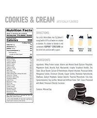 Isopure Zero Carb 100% Pure Whey Isolate Protein Powder, Cookies & Cream, 25g Protein, 15 Servings Tub