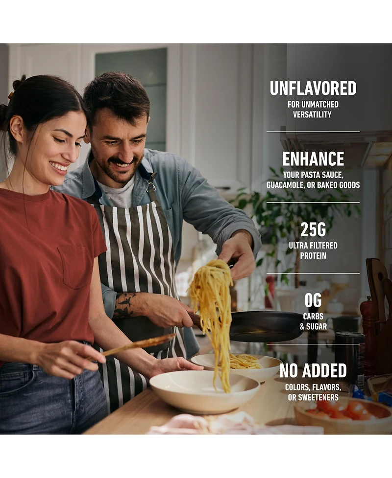 Isopure Zero Carb 100% Pure Whey Isolate Protein Powder, Unflavored, 25g Protein, 16 Servings Tub