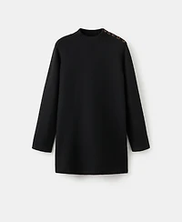 Mango Women's Button Knit Dress