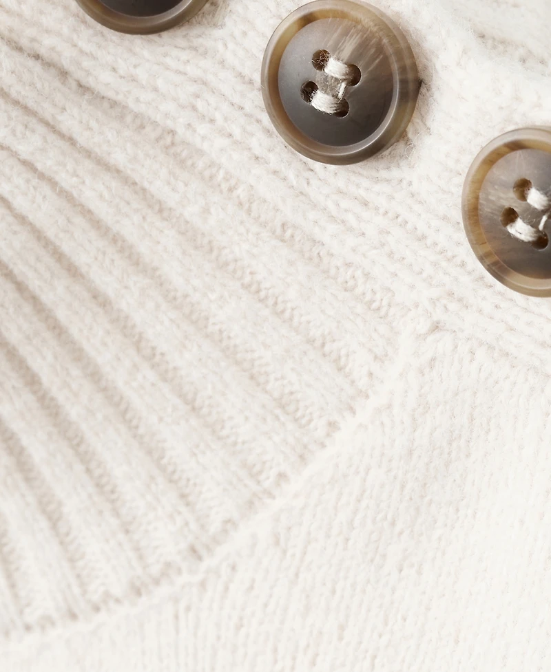 Mango Women's Button Perkins-Neck Sweater