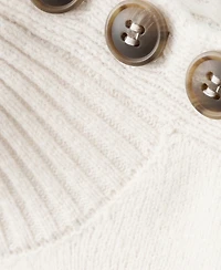 Mango Women's Button Perkins-Neck Sweater