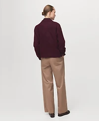 Mango Women's Medium-Knit Sweater