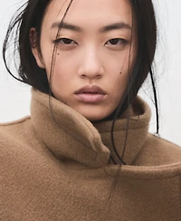 Mango Women's Double-Breasted Manteco Wool Coat