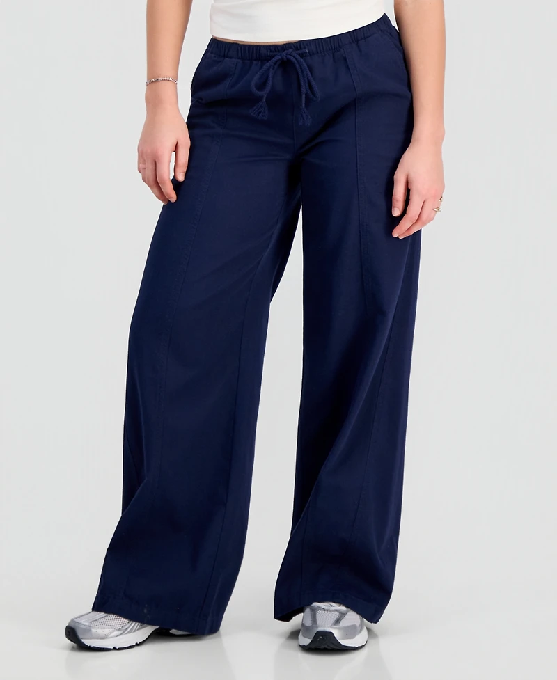 Celebrity Pink Juniors' Pull-On Wide-Leg Pants