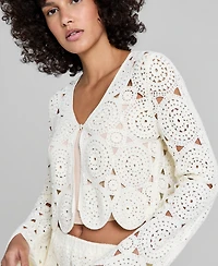 And Now This Women's V-Neck Long-Sleeve Cardigan, Macy's Exclusive