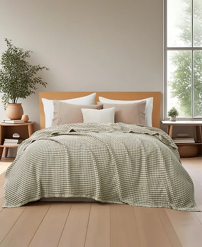 Unikome Waffle Weave Soft Cotton Blanket