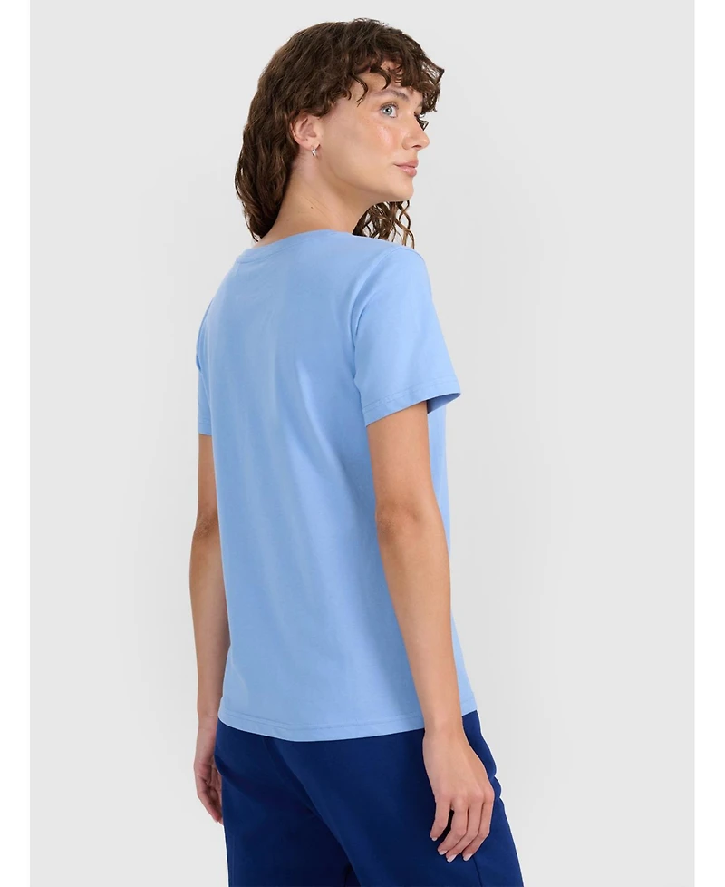 4F Women's Regular Plain T-shirt