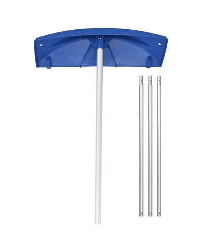 Mecale Snow Roof Rake, 24" Pp Blade, 3.8-18.2 ft Adjustable, Wheels, Non-Slip Handle, Roof Snow Scraper