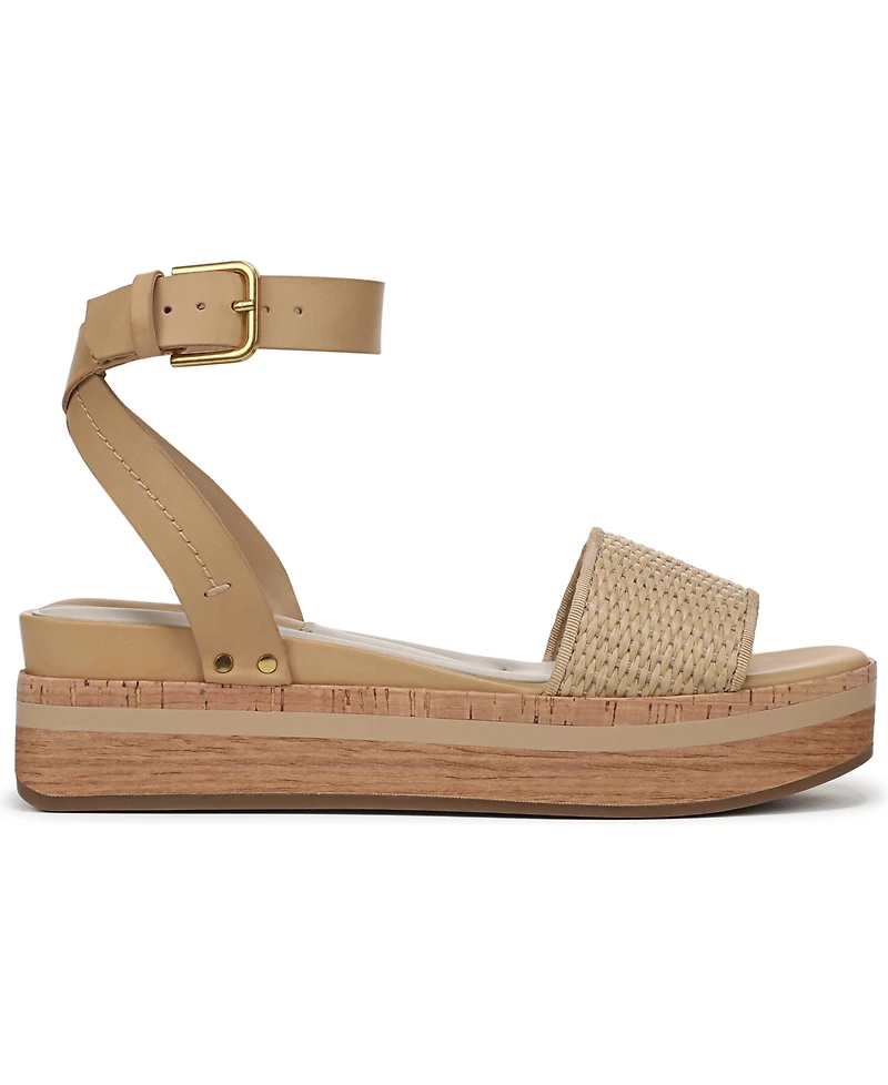 Franco Sarto Women's Hava Square Toe Strappy Sandals