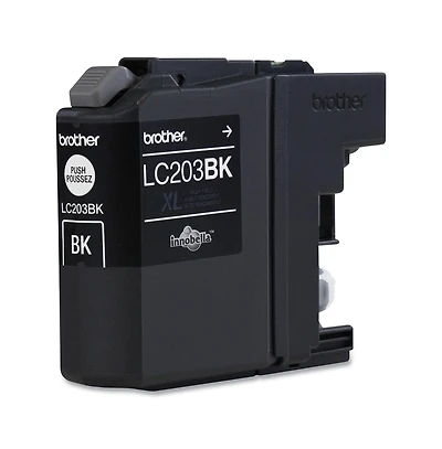 Brother LC203BK 550 Page-Yield Innobella High-Yield Ink - Black