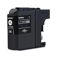 Brother LC203BK 550 Page-Yield Innobella High-Yield Ink - Black