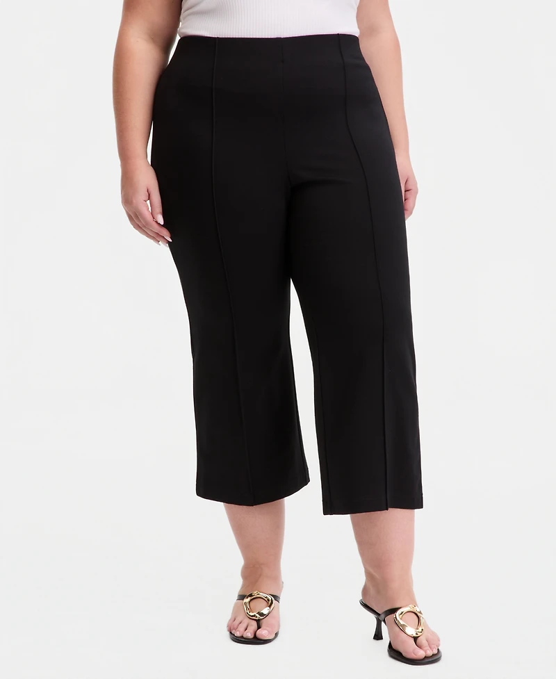 I.n.c. International Concepts Plus High Rise Pull-On Ponte Pants
