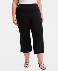 I.n.c. International Concepts Plus High Rise Pull-On Ponte Pants