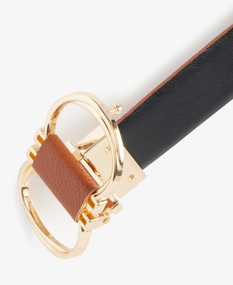 Giani Bernini Reversible Equestrian Buckle Belt, Macy's Exclusive