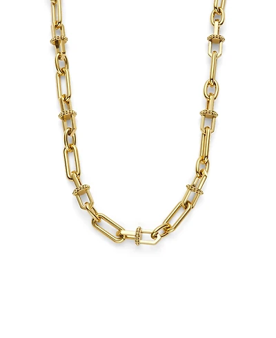 Olivia Burton Women's Anchor Link Gold Tone Stainless Steel Necklace