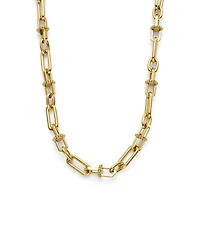 Olivia Burton Women's Anchor Link Gold Tone Stainless Steel Necklace