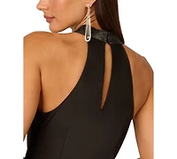 Adrianna Women's Stretch Satin Long Dress