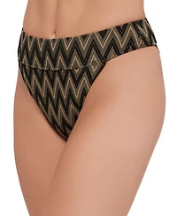 Steve Madden Women's Banded High Waist Swim Bottoms