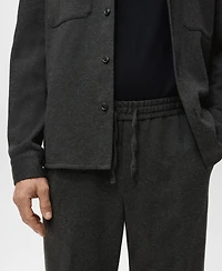 Mango Men's Cotton Drawstring Joggers Pants