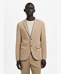 Mango Men's Stretch Fabric Super Slim-Fit Suit Jacket