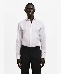 Mango Men's Cotton Slim-Fit Dress Shirt