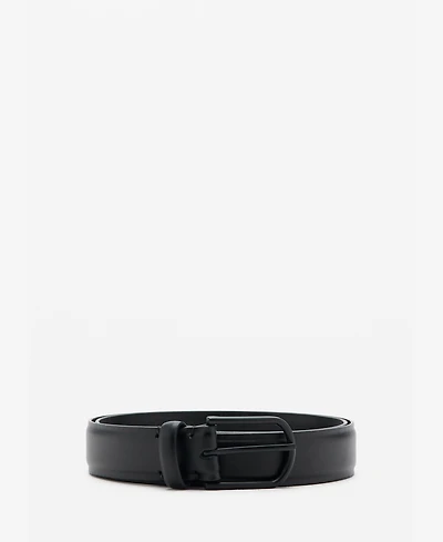 Mango Men's Nappa Leather Belt