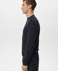 Mango Men's Structured Wool-Blend Knitted Sweater