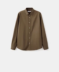 Mango Men's Regular-Fit Cotton Shirt