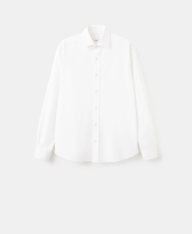 Mango Men's Cotton Slim-Fit Shirt