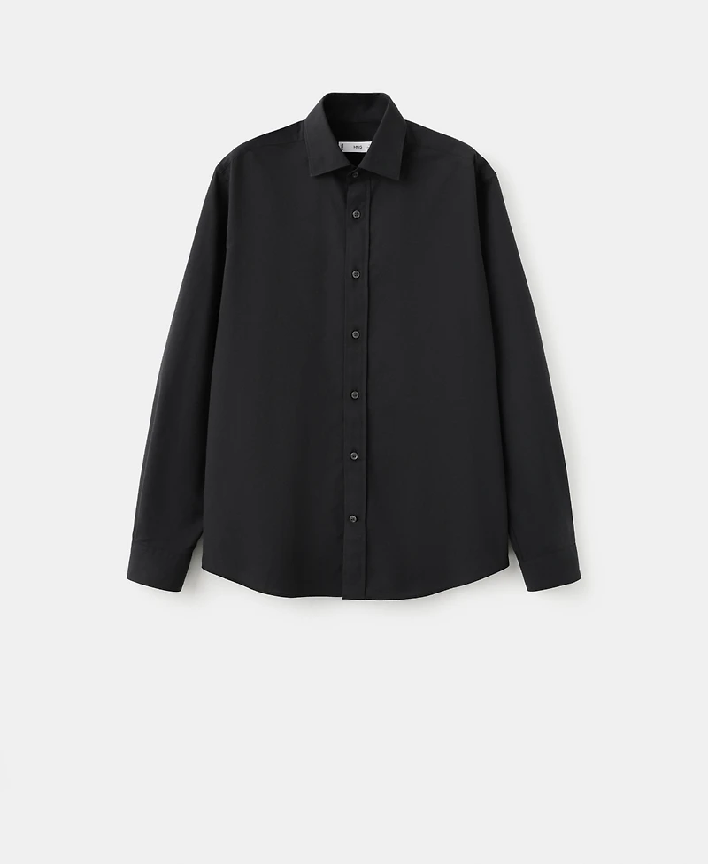 Mango Men's Cotton Slim-Fit Shirt