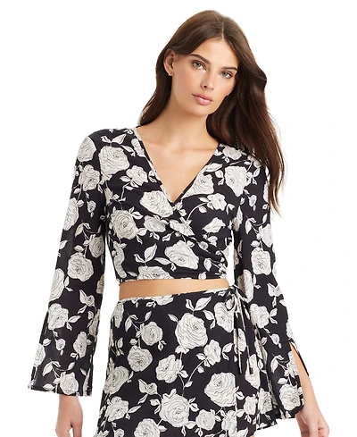 Sanctuary Women's Among Roses Wrap Cover-Up Top