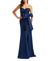 Tadashi Shoji Women's Kinah Oversized Bow Gown