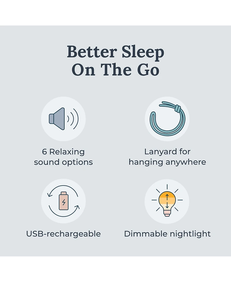 Yogasleep Travel Mini White Noise Machine