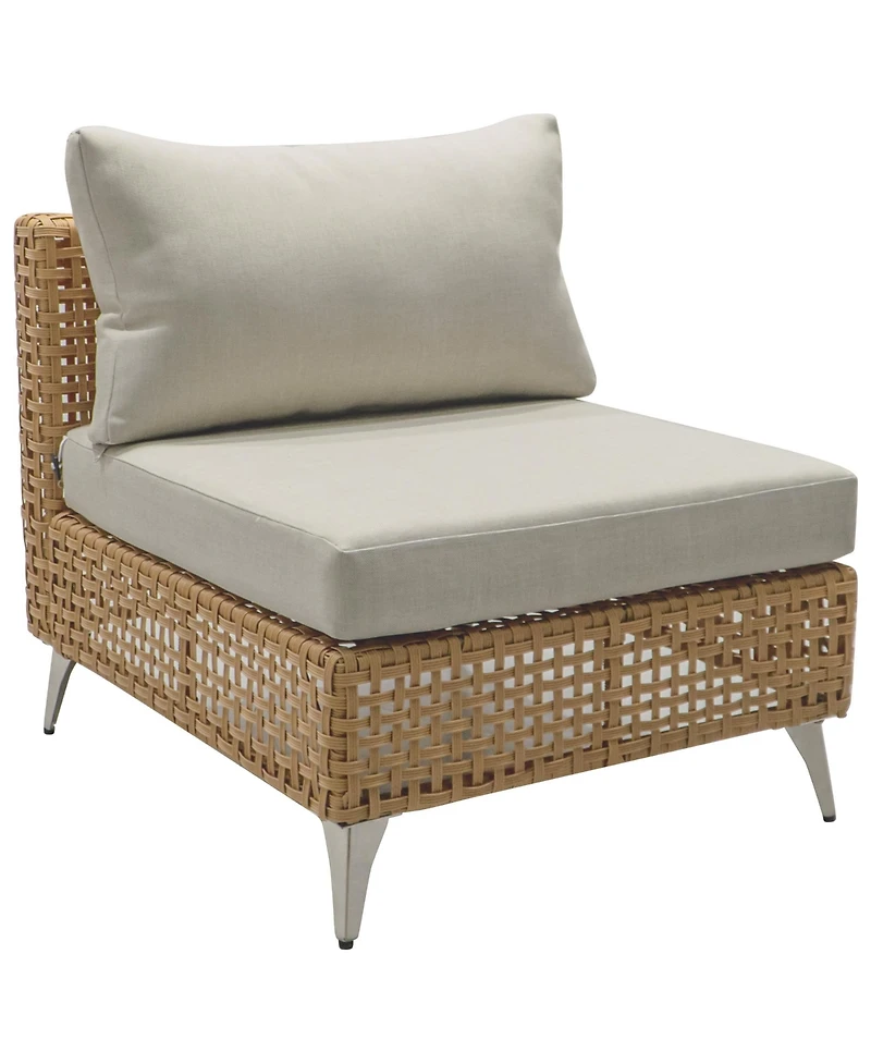 Streamdale 8-Piece Patio Set w/ 43" Fire Pit Table & Cushions