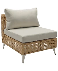 Streamdale 8-Piece Patio Set w/ 43" Fire Pit Table & Cushions