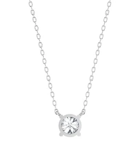 Forever Grown Diamonds Lab-Grown Diamond Pendant Necklace (1 ct. t.w.) in Sterling Silver