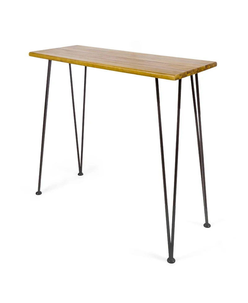 Streamdale Furniture Dione Outdoor Teak Acacia Wood Bar Set