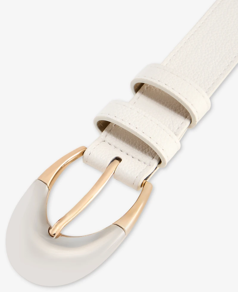 I.n.c. International Concepts Two-Tone Buckle Belt, Macy's Exclusive