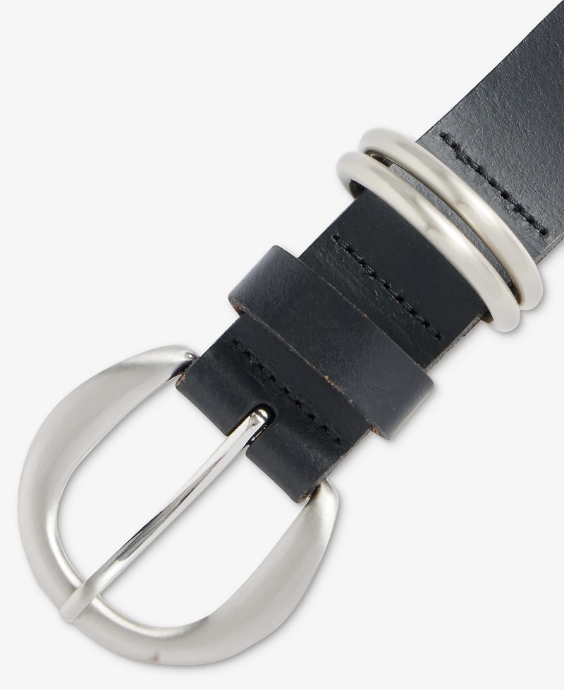 I.n.c. International Concepts Multi-Loop Keeper Leather Belt, Macy's Exclusive