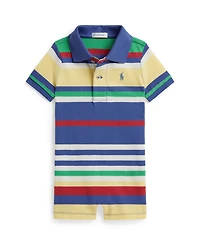 Polo Ralph Lauren Baby Boys' Striped Collar Shortall