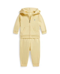 Polo Ralph Lauren Baby Boys' Full-Zip Hoodie & Pants, 2-Piece Set