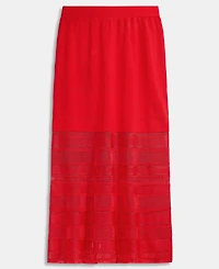 I.n.c. International Concepts Women's Pointelle Stripe Sweater Skirt