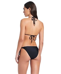 Red Carter Women's Serengeti V-Neck Bikini Halter Top