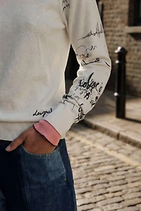 Desigual Women's Fine jersey lettering