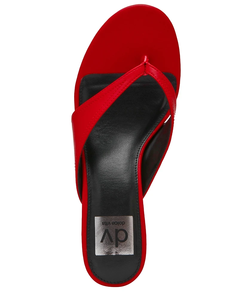 Dv Dolce Vita Women's Clarity High Heel Thong Dress Sandals