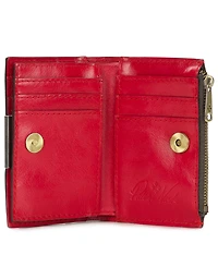 Patricia Nash Busalla Leather Bifold Zipper Wallet