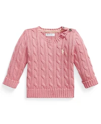 Polo Ralph Lauren Baby Boys' Cable-Knit Crewneck Sweater