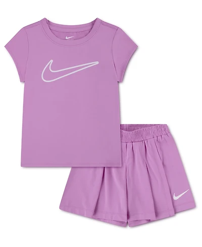 Nike Little Girls 2-Piece All Day Play Skort Set